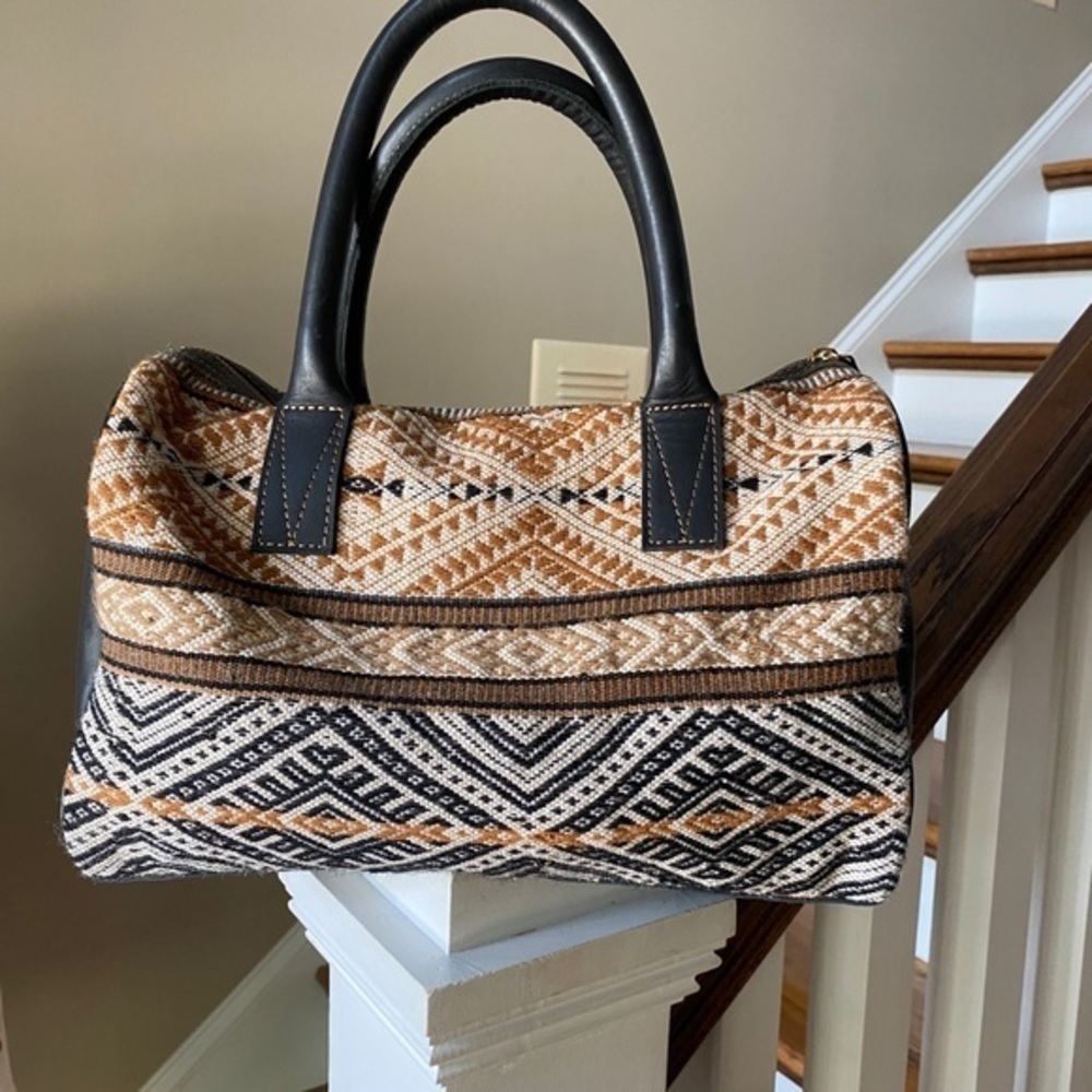 Anthropologie Siblings Army Carillo Bag - Picture 9 of 10